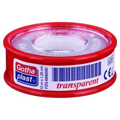 Gotha Flex Heftpflaster transparent 1,25 cmx10 m - 1