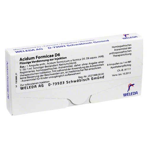 ACIDUM FORMICAE D 6 Ampullen - 1