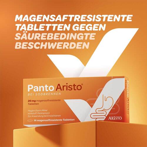 Panto Aristo bei Sodbrennen 20 mg magensaftresistent Tabletten  - 3
