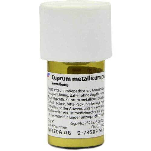 Cuprum metallicum Pr&auml;parat D 20 Trituration - 1