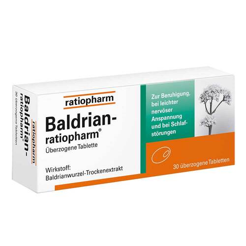 Baldrian-Ratiopharm &uuml;berzogene Tabletten - 1