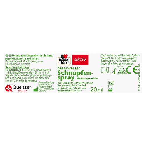 Doppelherz Meerwasser Schnupfenspray - 6