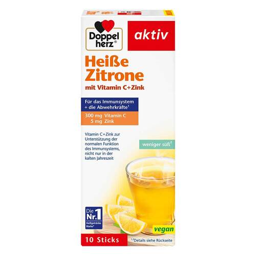 Doppelherz hei&szlig;e Zitrone Vitamin C + Zink Granulat - 3