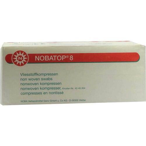 Nobatop 8 Kompressen 7,5x7,5 cm unsteril - 1