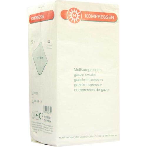 Mullkompressen 10x10 cm unsteril 32fach - 1