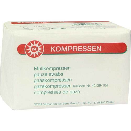 Mullkompressen 7,5x7,5 cm unsteril 8fach - 1