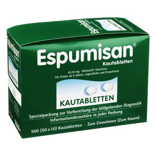 Espumisan Kautabletten f&uuml;r bildgebende Diagnostik - 1