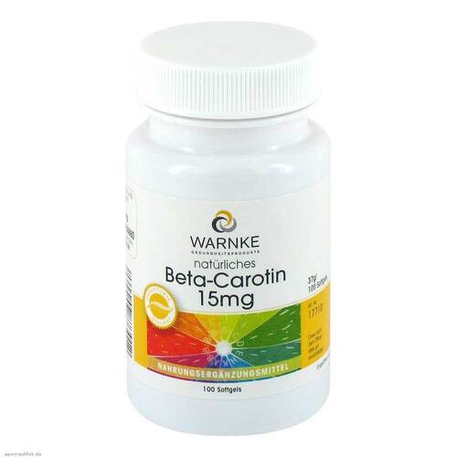 Beta Carotin Kapseln 15 mg nat&uuml;rlich - 1