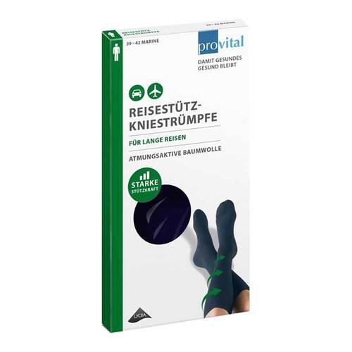Provital Reisekniestr&uuml;mpfe Gr&ouml;&szlig;e 39-42 marine - 1
