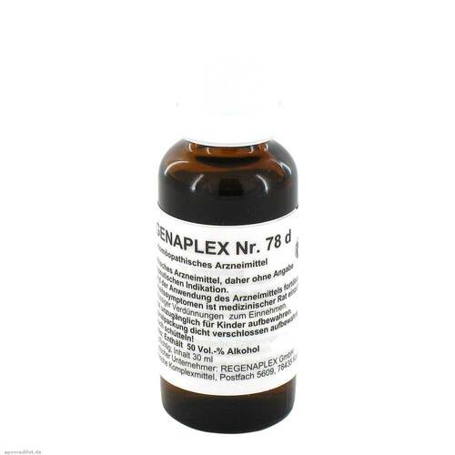 Regenaplex Nr.78 d Tropfen zum Einnehmen - 1
