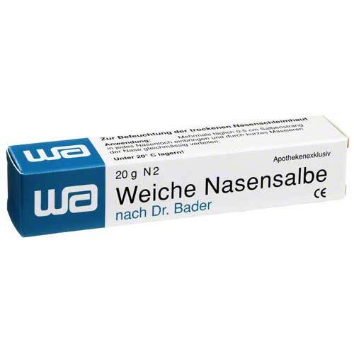 Weiche Nasensalbe n. Dr. Bader - 1