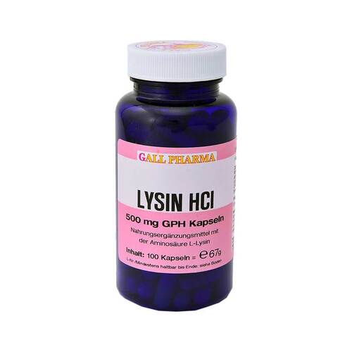 Lysin Hcl 500 mg Gph Kapseln - 1