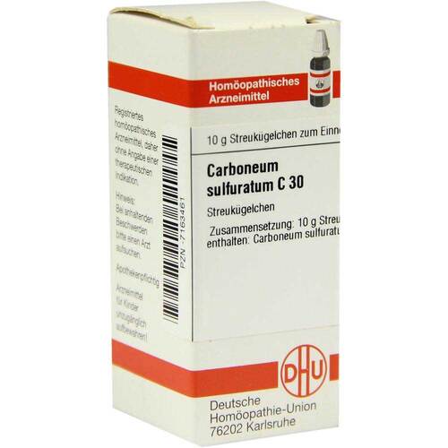 Carboneum Sulfuratum C 30 Globuli - 1