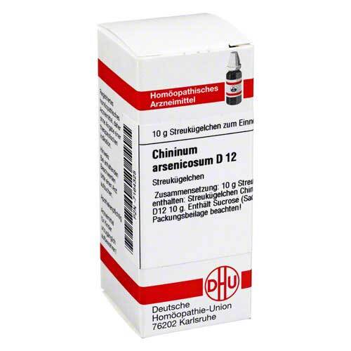 Chininum arsenicosum D 12 Globuli - 1