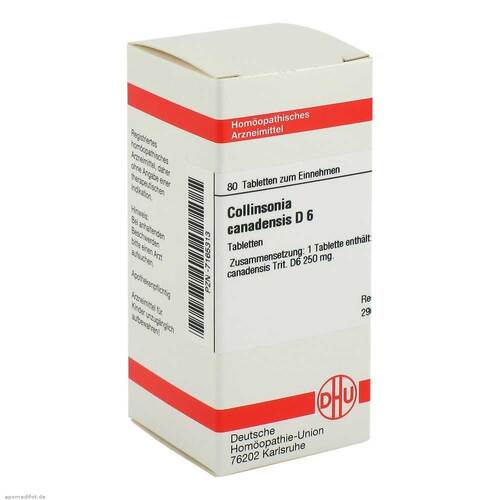 COLLINSONIA CANADENSIS D 6 Tabletten - 1