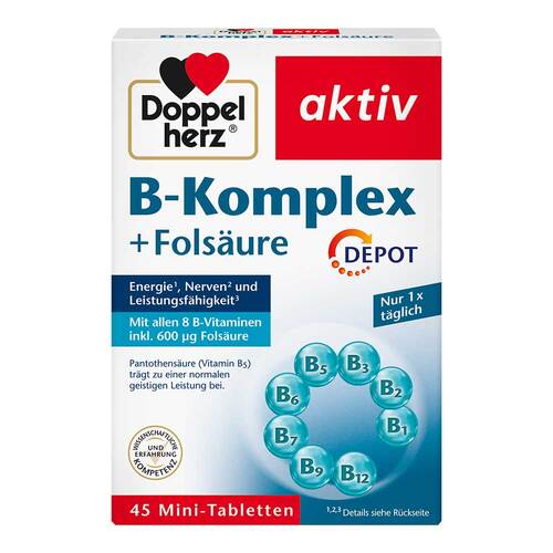 Doppelherz B-Komplex + Fols&auml;ure Tabletten - 1