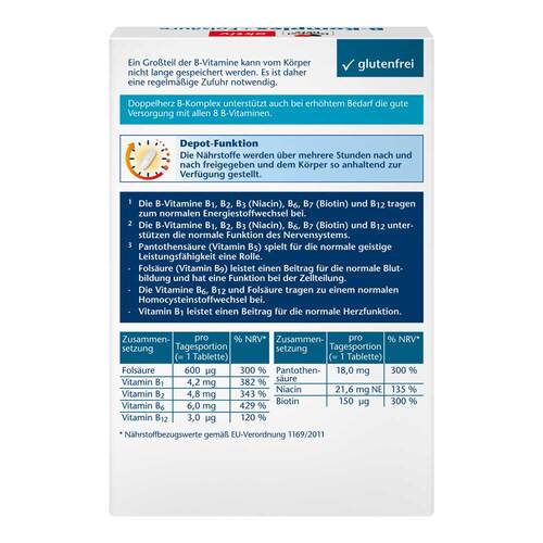 Doppelherz B-Komplex + Fols&auml;ure Tabletten - 2