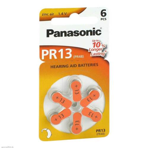 Batterien f&uuml;r H&ouml;rger&auml;te Panasonic PR13 - 1