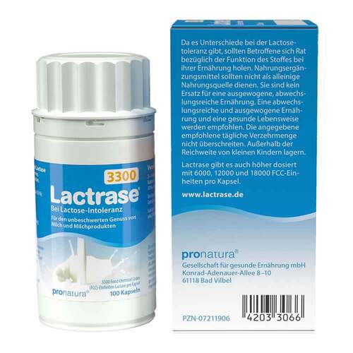 Lactrase 3.300 Fcc Kapseln - 3