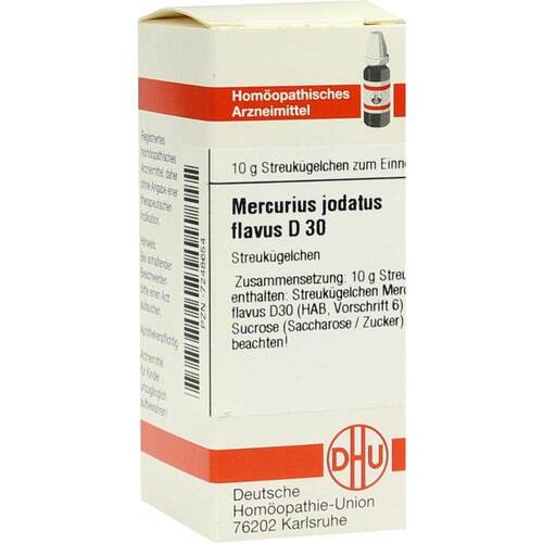 Mercurius Jodatus flavus D 30 Globuli - 1