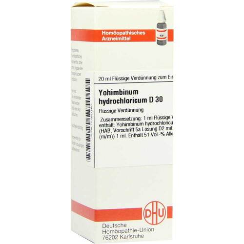 YOHIMBINUM HYDROCHLORICUM D 30 Dilution - 1