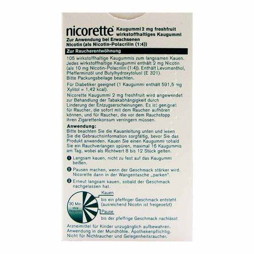 Nicorette Kaugummi 2 mg freshfruit - 2