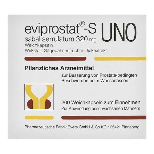 Eviprostat-S sabal serrulatum 320 uno Kapseln - 1