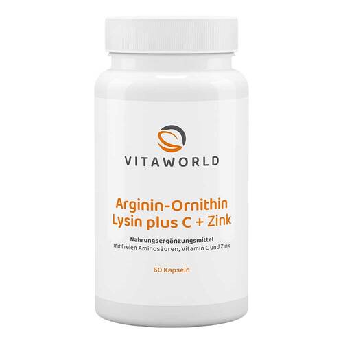 Arginin-Ornithin-Lysin Plus C + Zink Kapseln - 1