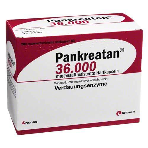Pankreatan 36.000 magensaftresistente Hartkapseln - 1