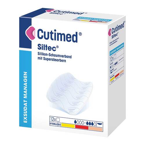 Cutimed Siltec Schaumverband 20x20 cm nicht haftend - 1