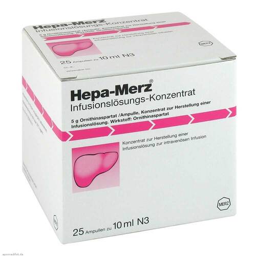 Hepa-Merz Infusionsl&ouml;sungs-Konzentrat Ampullen - 1