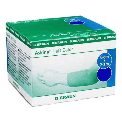 Askina Haftbinde Color 6 cmx20 m blau - 1