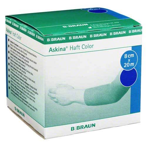Askina Haftbinde Color 8 cmx20 m blau - 1