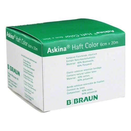Askina Haftbinde Color 6 cmx20 m gelb - 1