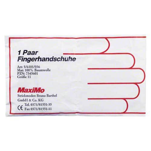 Handschuhe Baumwolle Gr&ouml;&szlig;e 11 &Uuml;berl&auml;nge - 1