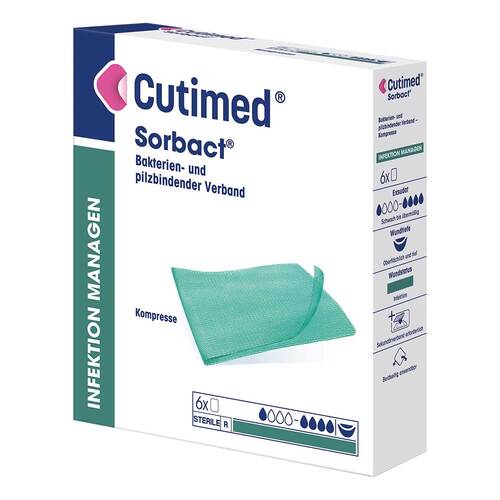 CUTIMED Sorbact Kompressen 7x9 cm - 1