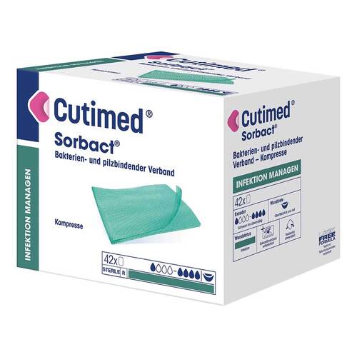 CUTIMED Sorbact Kompressen 7x9 cm - 1