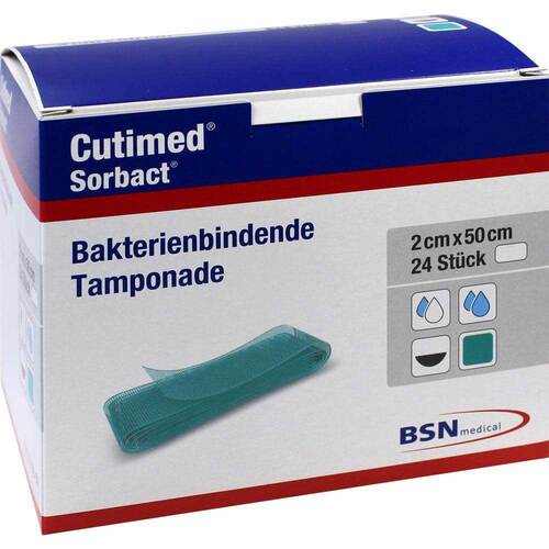 CUTIMED Sorbact Tamponaden 2x50 cm - 1