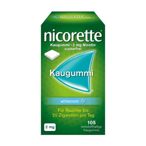 Nicorette Kaugummi 2 mg whitemint - 1