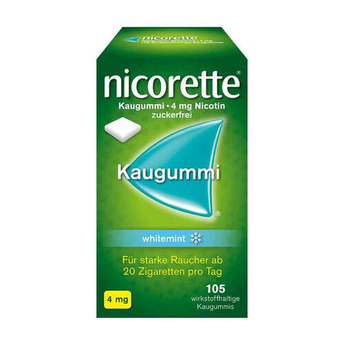 Nicorette Kaugummi 4 mg whitemint - 1