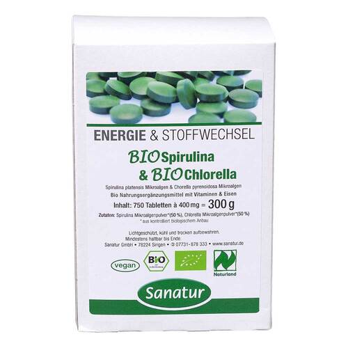 Biospirulina &amp; Biochlorella 2in1 Tabletten - 1