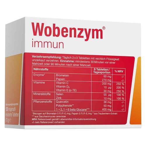 Wobenzym immun magensaftresistente Tabletten - 4