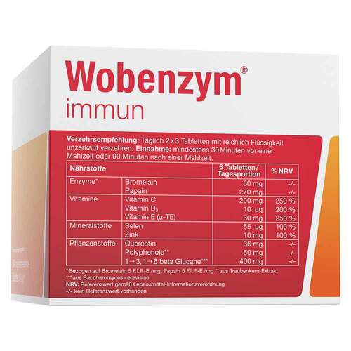 Wobenzym immun magensaftresistente Tabletten - 4