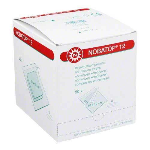Nobatop 12 Kompressen 10x10 cm steril - 1