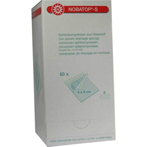 Nobatop S Kompressen 5x5 cm steril - 1