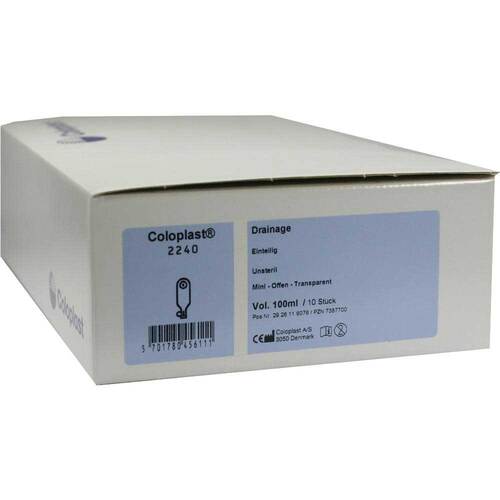COLOPLAST Drainagebeutel unsteril mini 2240 - 1