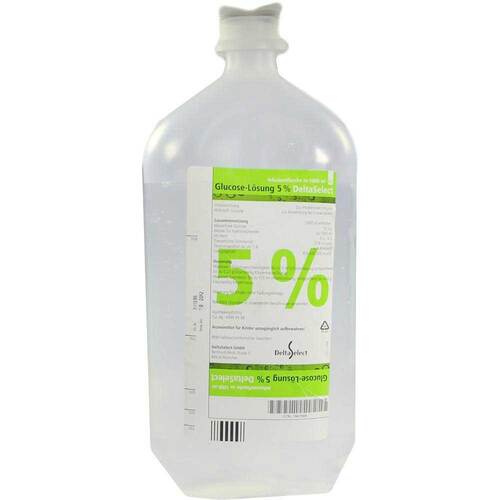 Glucose 5% Deltamedica Infusionsl&ouml;sung Plastikflasche  - 1