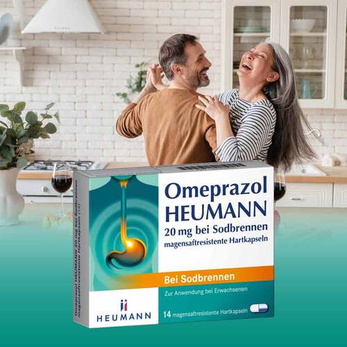 Omeprazol Heumann 20 mg b.Sodbr.magensaftresistent Hartk. - 2