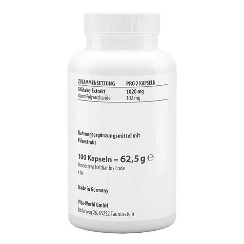 SHIITAKE EXTRAKT 500 mg Kapseln - 2