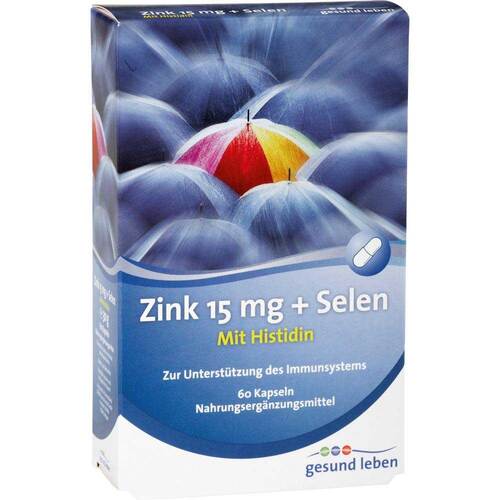 Gesund Leben Zink 15 mg + Selen Kapseln - 1